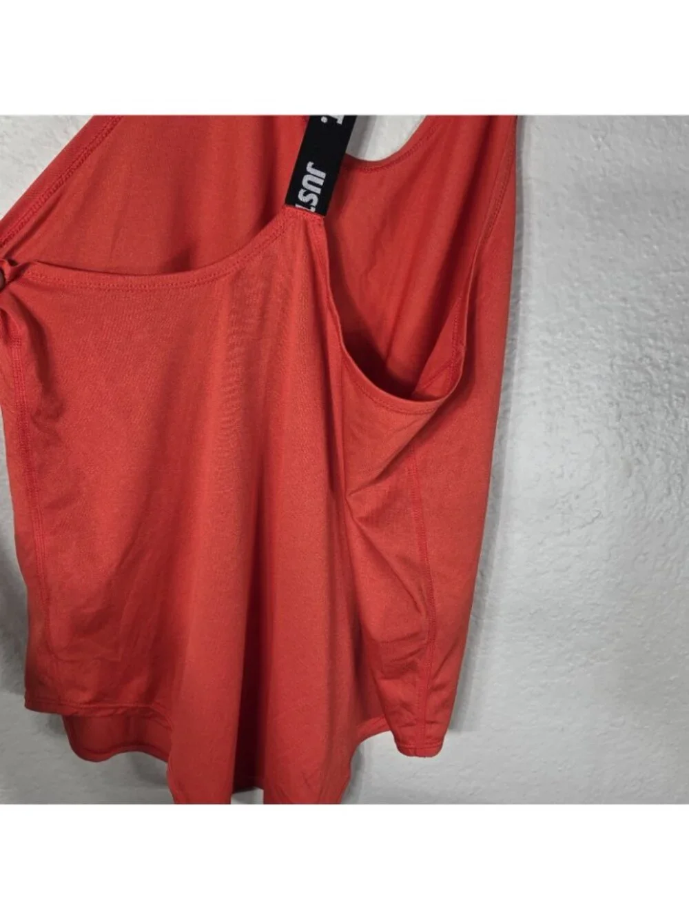 Nike Red Dri Fit Elastika Losse Fit Tank Top Racerback Mesh Panels Size S Womens